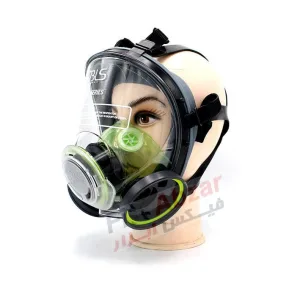 ماسک ایمنی bls مدل 5250 دو فیلتر طراحی شده به صورت تمام صورت