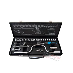جعبه بکس 24 پارچه لیکوتا مدل ALT-5015F درایو 3/8 اینچ
