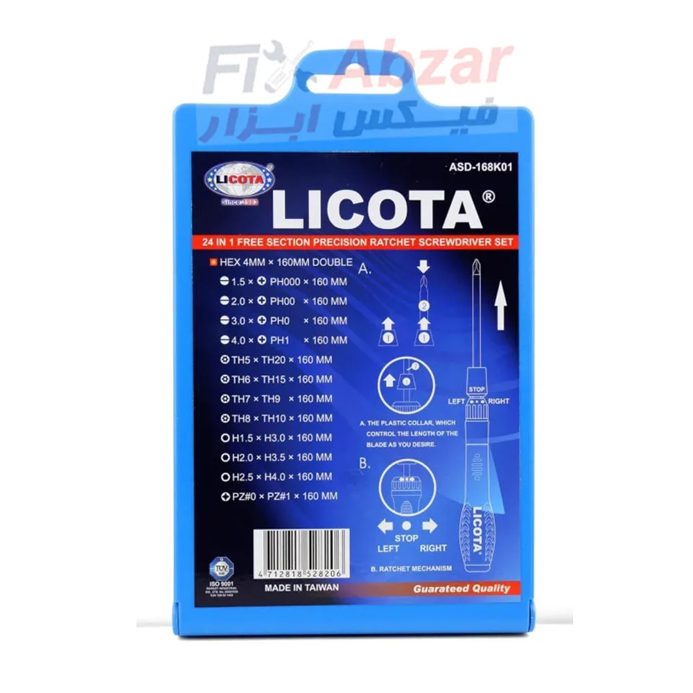 ست پیچ گوشتی تعویض شو