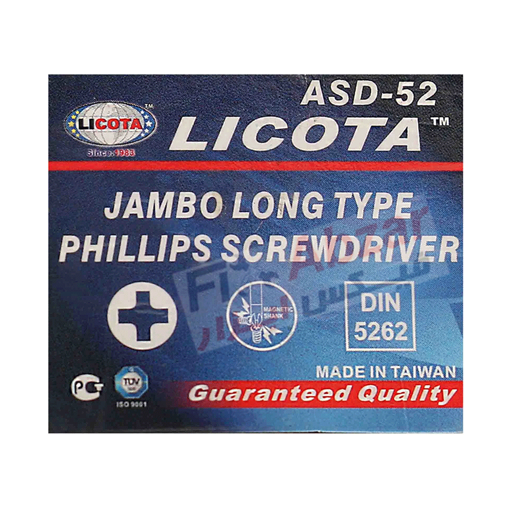 پیچ گوشتی چهارسو بلند