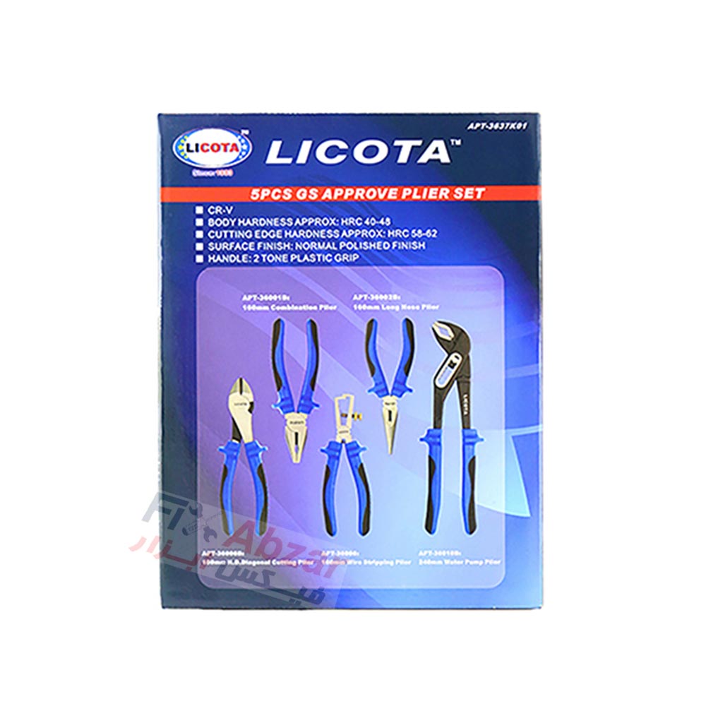 مجموعه انبر لیکوتا مدل APT-3637K01