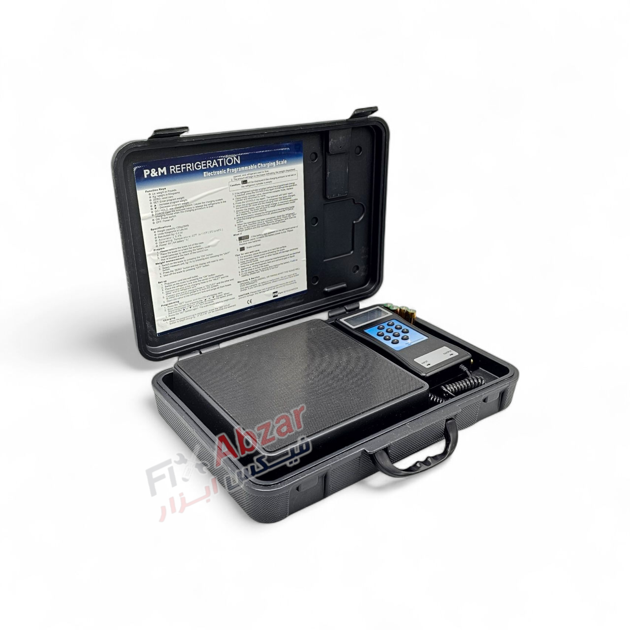 ترازوی شارژ گاز قطع کن دار PCS-120B پی ام تایوان P&M