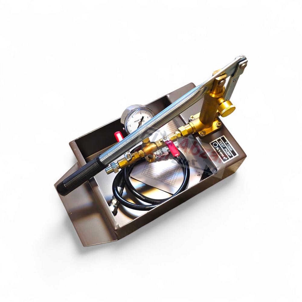 تست پمپ دستی 100 بار کیووا KYOWA مدل T-100K